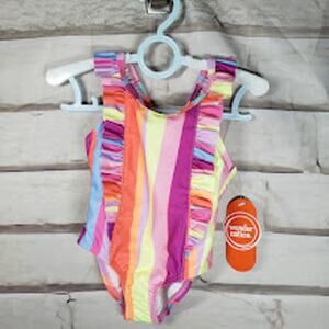 NWT Infants Wonder Nation Girls Swimsuit One Piece size 12months